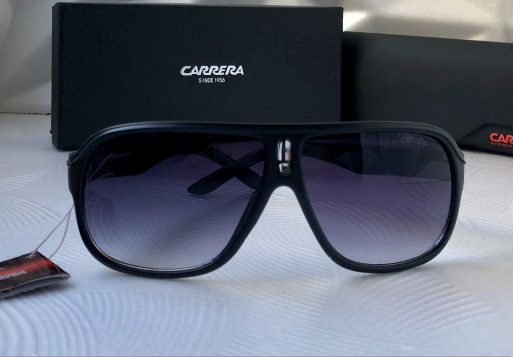 Мъжки слънчеви очила маска carrera 2 цвята черни