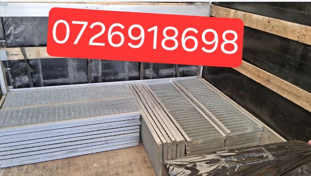 Vând Scări metalice galvanizate externe și pentru incendii, folosite.