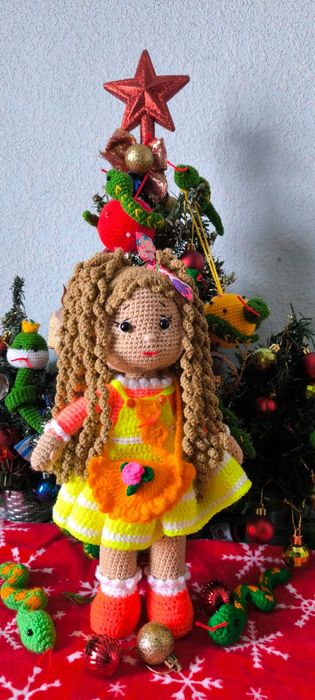 Куклы вязанные, ручная работа