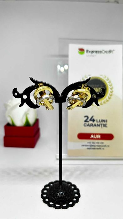 Cercei Aur 14K 4.71g (AG1 Alexandru B54034.2) - Garantie 2 ani!