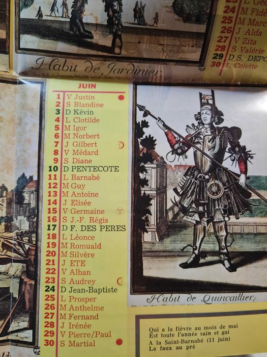 revista „Almanach de L'Humanité” - 1973 (+ calendar) + Bonus