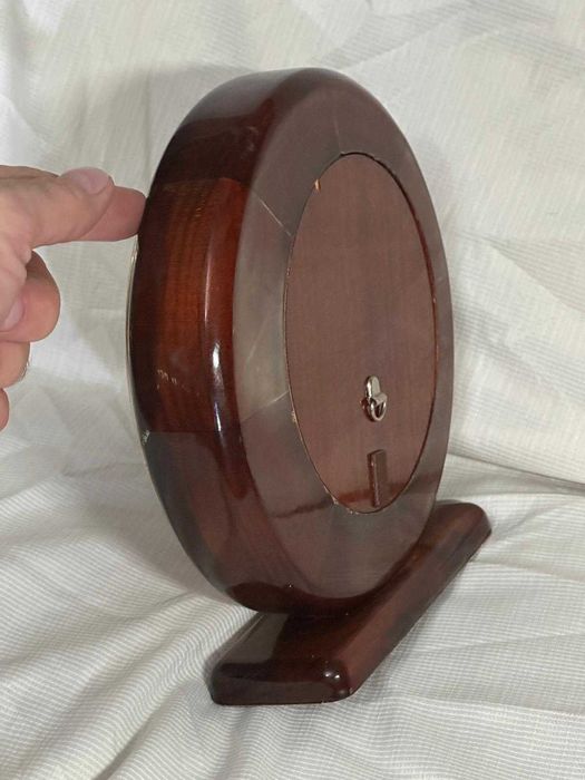 CEAS DE MASA - SEMINEU - Lemn + Argint 925 - London 1960 - 35g. !