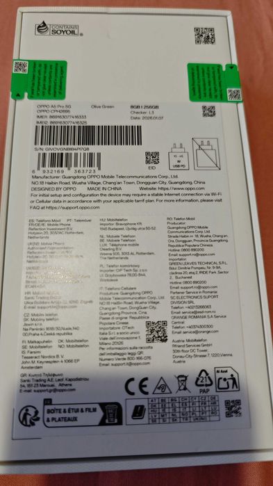 OPPO A5 pro 5G 256 Gb 8 Ram