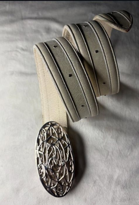 Ремень белый, японский