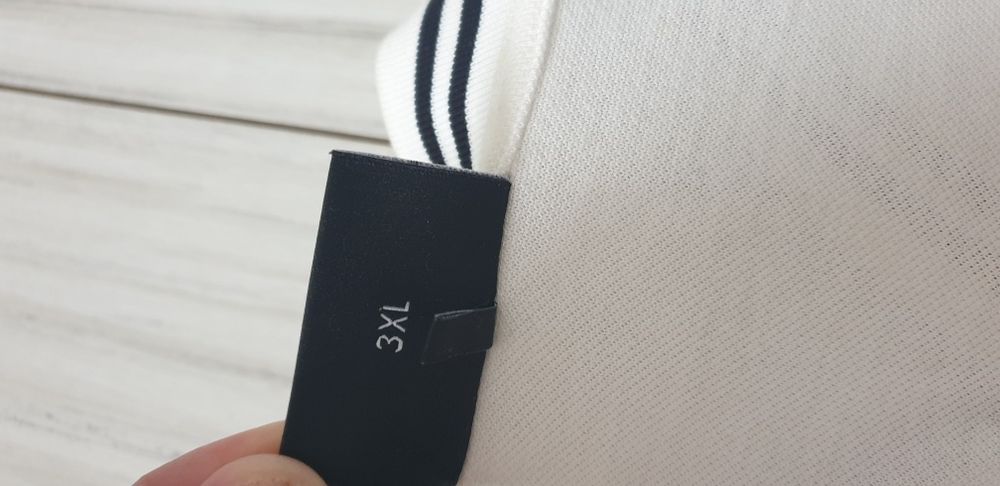 Еmporio Armani Zip Pique Cotton Slim Fit 3XL НОВО ОРИГИНАЛ Мъж Тениска