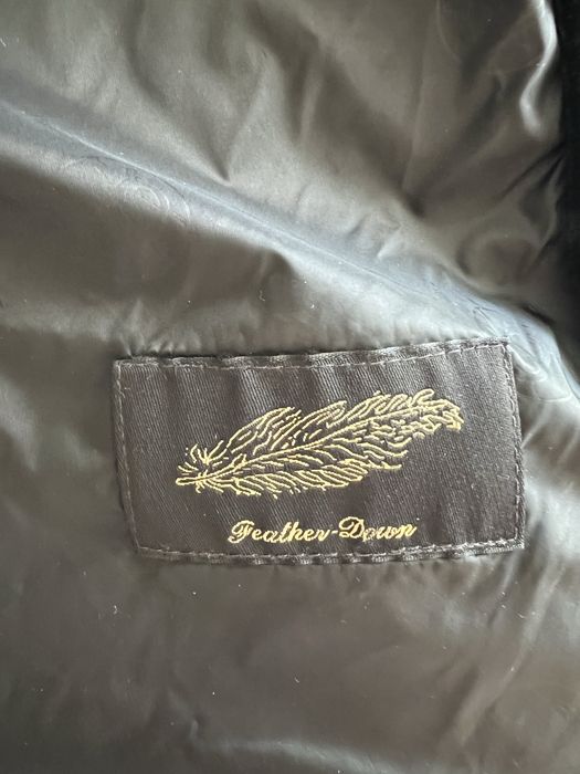 Яке с пух Massimo Dutti - кадифе