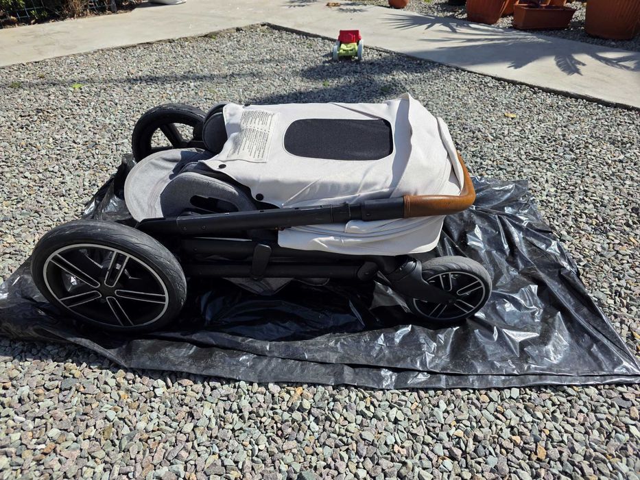 Cărucior 3 în 1 Nuna Mixx Next – Birch + scoică Pipa Lite LX