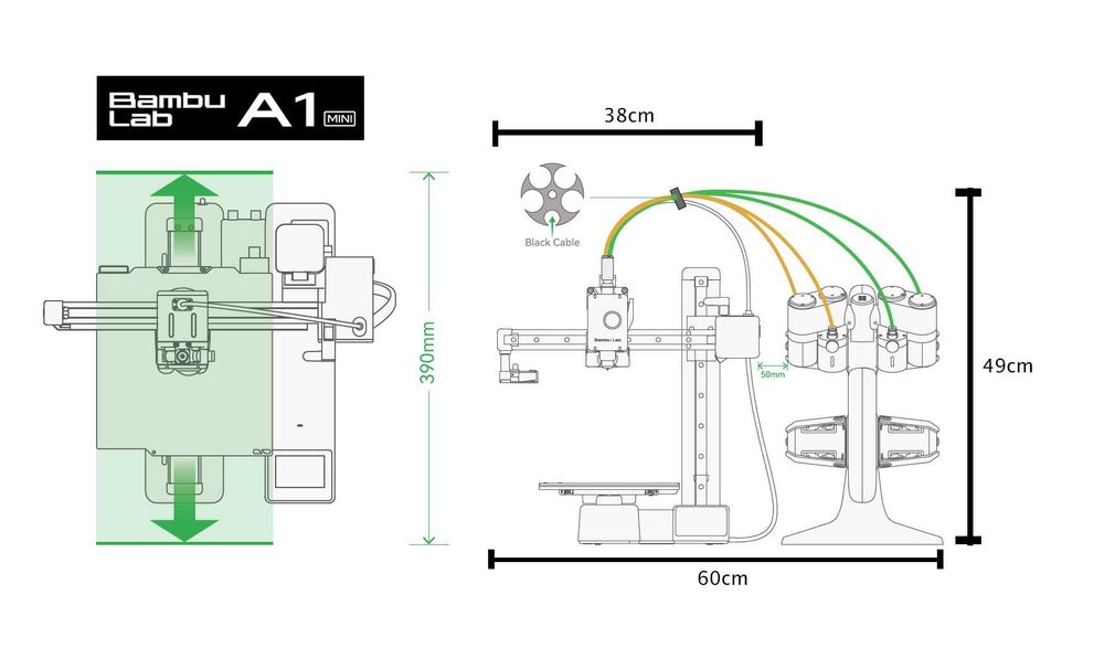 Bambu lab a1, a1 mini , AMS 3d принтер филамент НОВОЕ КАСПИ