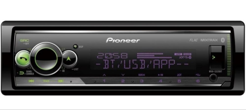 Магнитола Pioneer s520bt + Сабвуфер