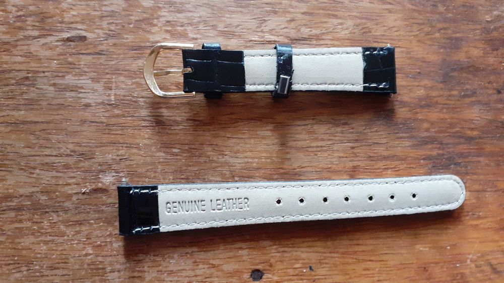 каишка за часовник естествена кожа ретро антикварна