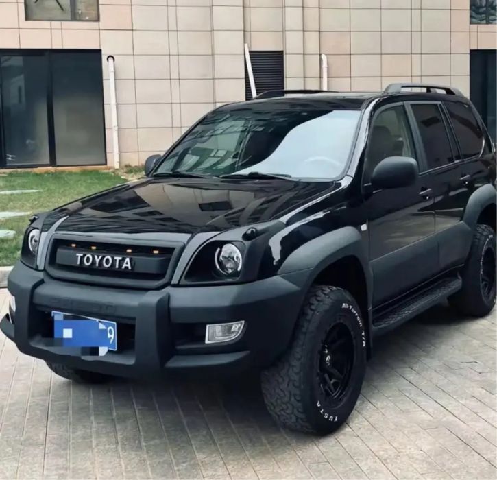 Фары Прадо 120 тюнинг Bi led решетка радиатора