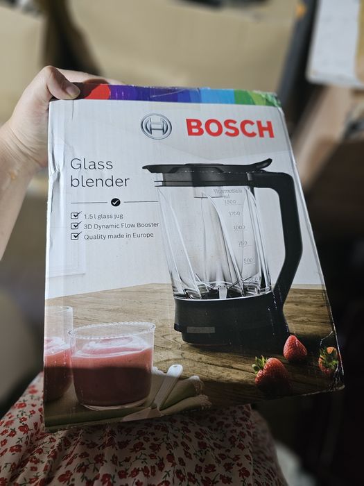 Accesoriu pentru mixer Bosch MUZ9MX2 RAW, capacitate 2,3 L, sticlă The