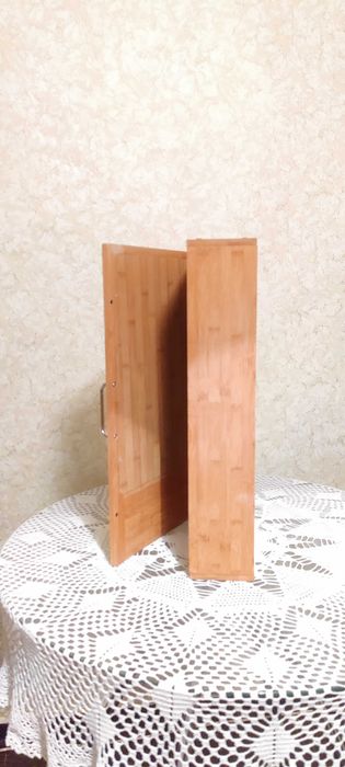 Стилно бамбуково шкафче за баня, кухня, спалня или хол