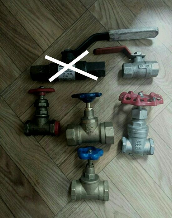 Вентеля в/д.,шаровые краны,отводы