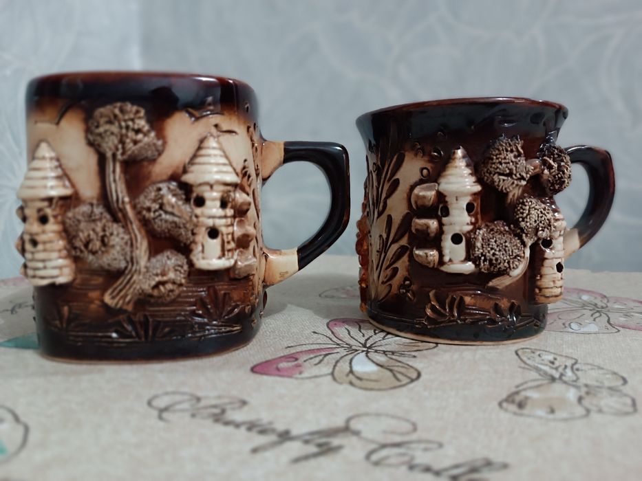 Кружки Калининград отделанные янтарем