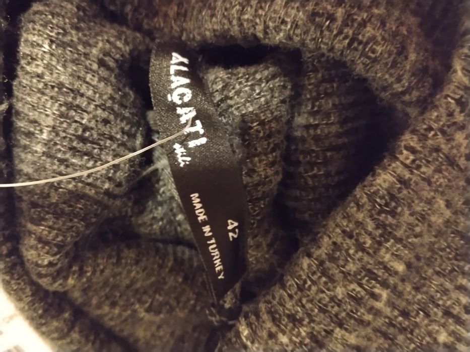 Set tricotaj antracit bluza+pantaloni