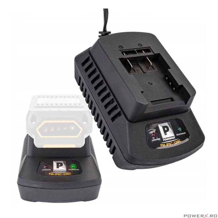 Incarcator rapid, baterie acumulator 20v 2Ah, Powermat