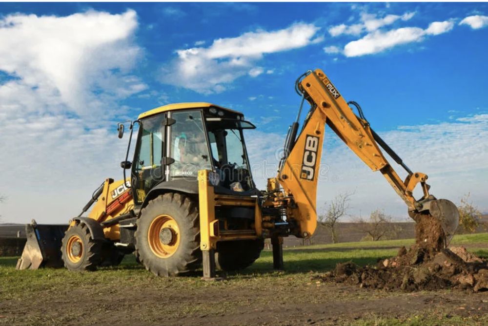 Экскаватор-погрузчик JCB 3CX, Услуги с НДС