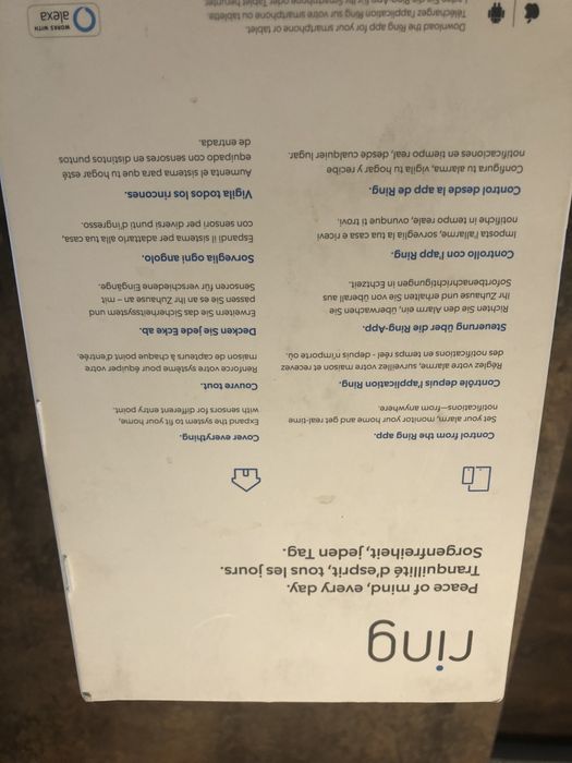 Sistem de securitate cu alarma Ring