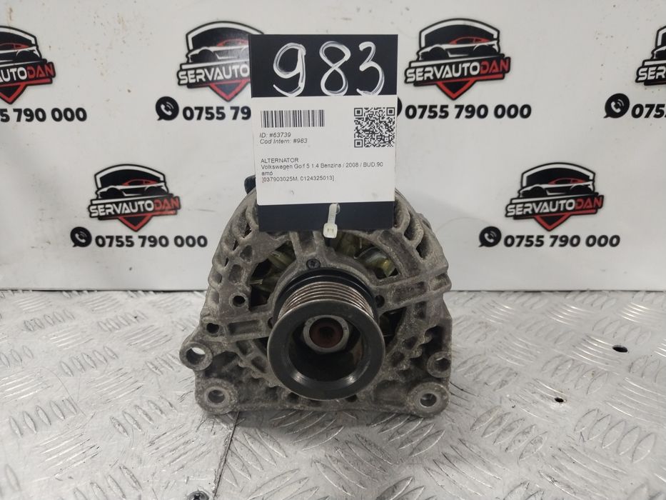 Alternator Volkswagen Golf 5 (2004-2009) 1.4 Benzina 2008