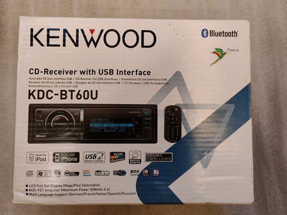 Авторадио Kenwood KDC-BT60U