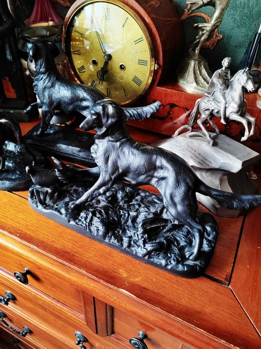 Статуэтки Собаки лошади чугун Касли СССР