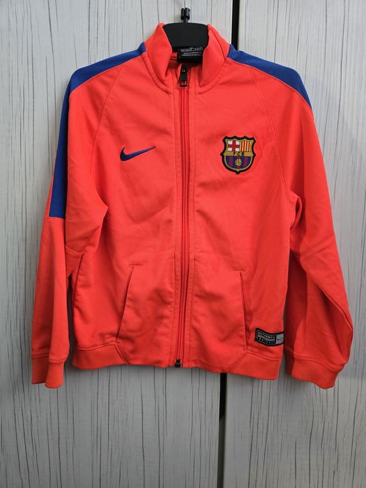 Bluza /jacheta puma si nike FC Barcelona cu fermoar  104-110