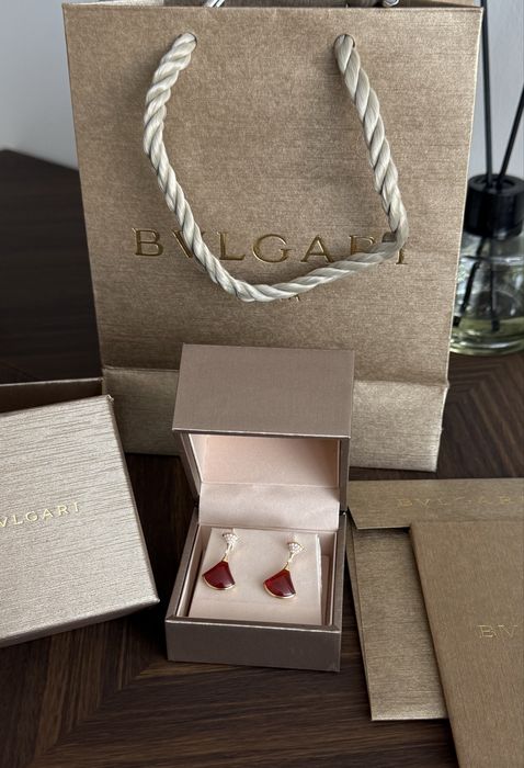 Bvlgari серьги 750 проба