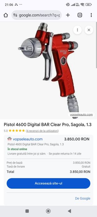 Vând pistol Sagola 4600 extreme