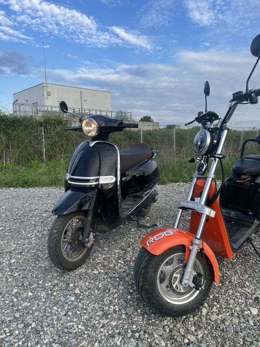 Scuter inmatriculat viteza max 80km/h autonomie 70km ca nou