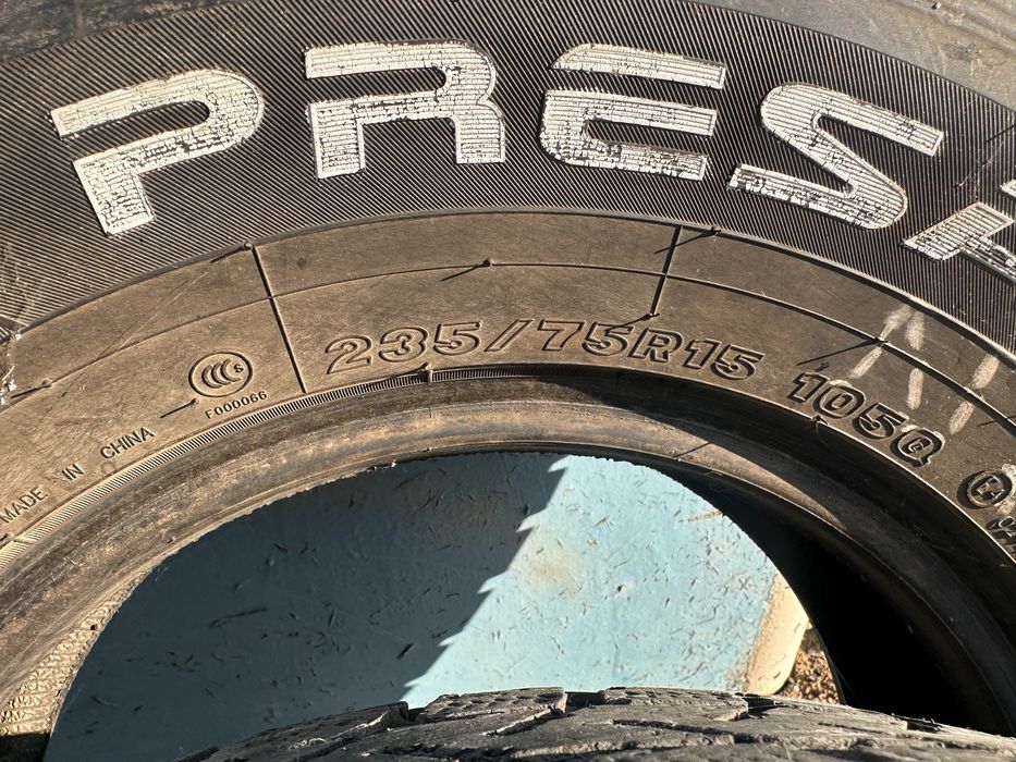 235/75/R15 Maxxis 3 шт, Belshina 1 шт