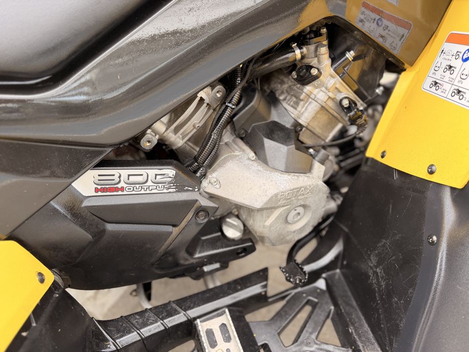 Can-Am Renegade 800R inmatriculat cu numar negru