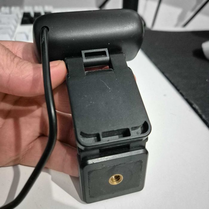 Camera web PC/Laptop cu microfon, Full HD, USB, Negru