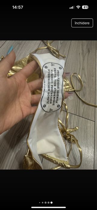 Costum de baie gold