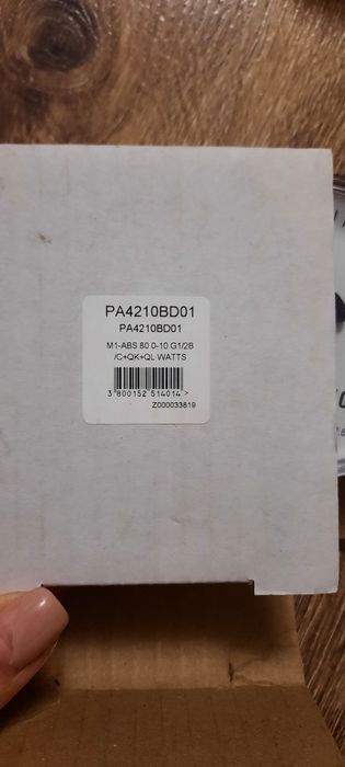 Манометр watts новый