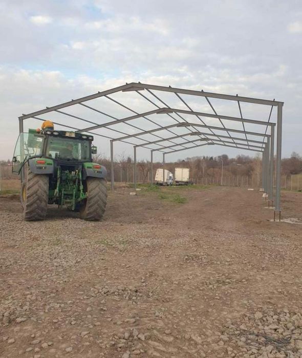 Structura hala metalica demontabila rezistenta diferite dimensiuni