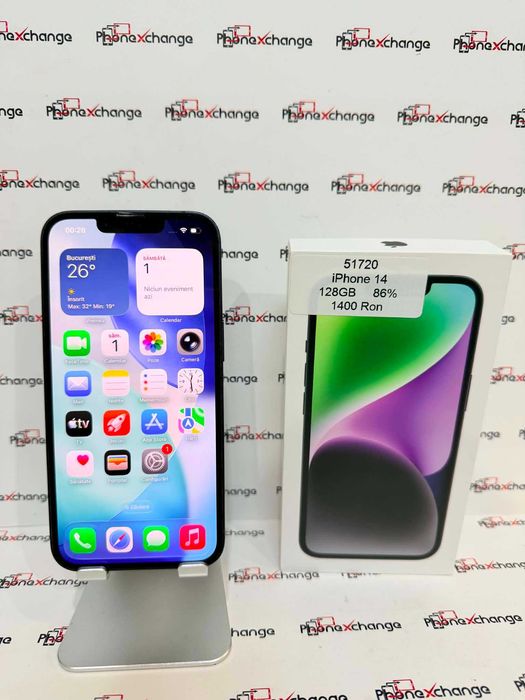 iPhone 14 Midnight Neverlocked 128GB  51720