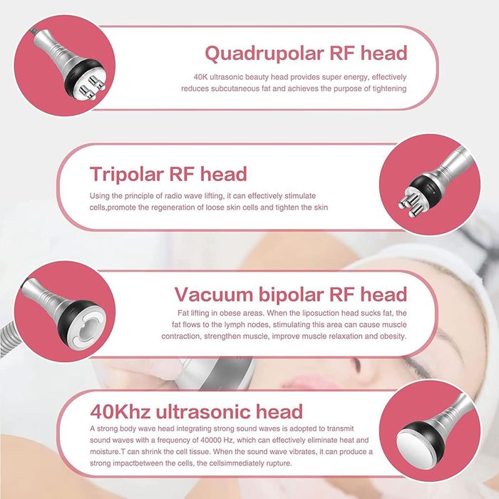 Aparat cosmetic profesional slabire 4in1 cavitatie 40KHz masaj vacuum