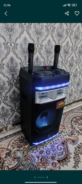 Беспроводная караоке колонка с микрофоном на продаже!