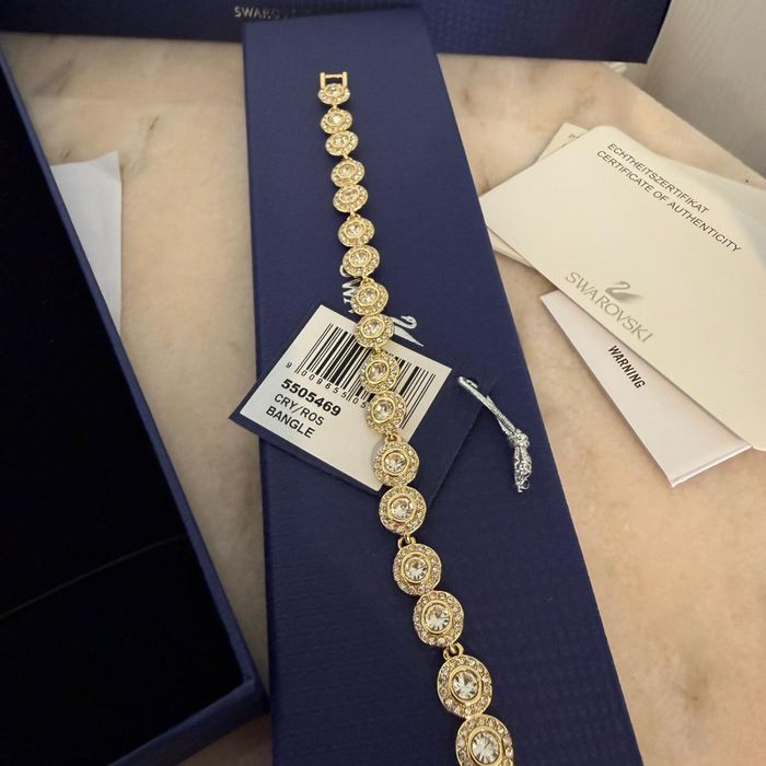 Bratara Swarovski Una Angelica Gold