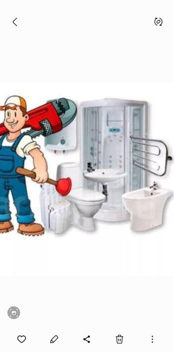 Сантехник установка.