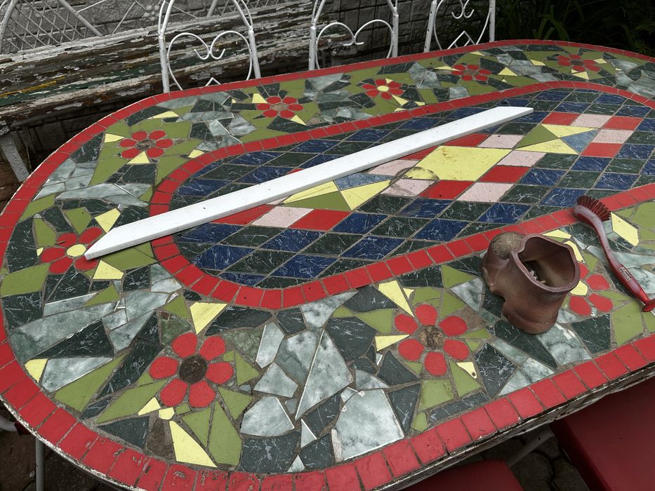 Стол и стулья для сада ручная работа