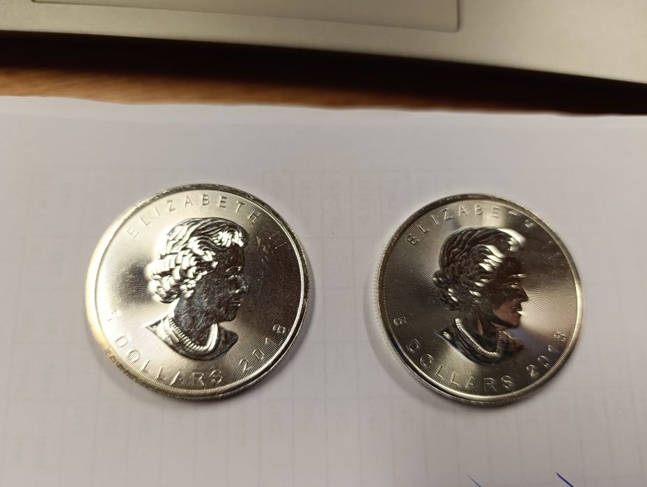 Monede Argint pur 999 1oz Canadian Maple Leaf