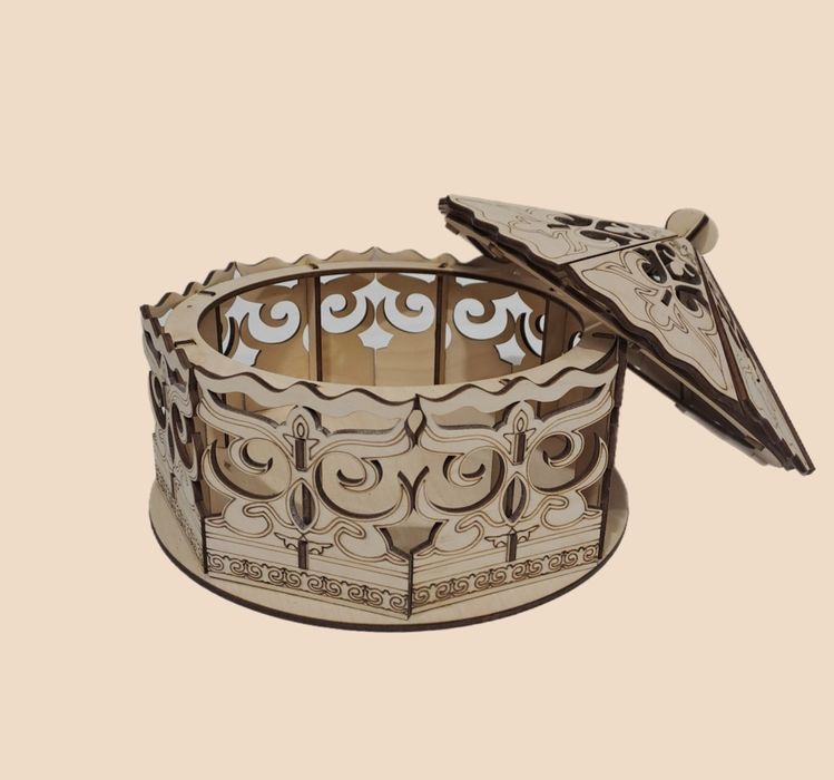 Деревяная юрта сувенирная