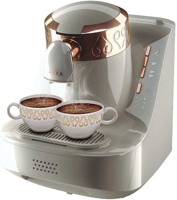 Еспресо машина Arzum Okka OK001-W, 710 W, 0.95 л, Бял/Кафяв