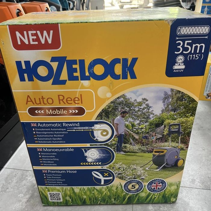 Hozelock 35m Auto Reel Mobile (автоматическая катушка со шлангом)