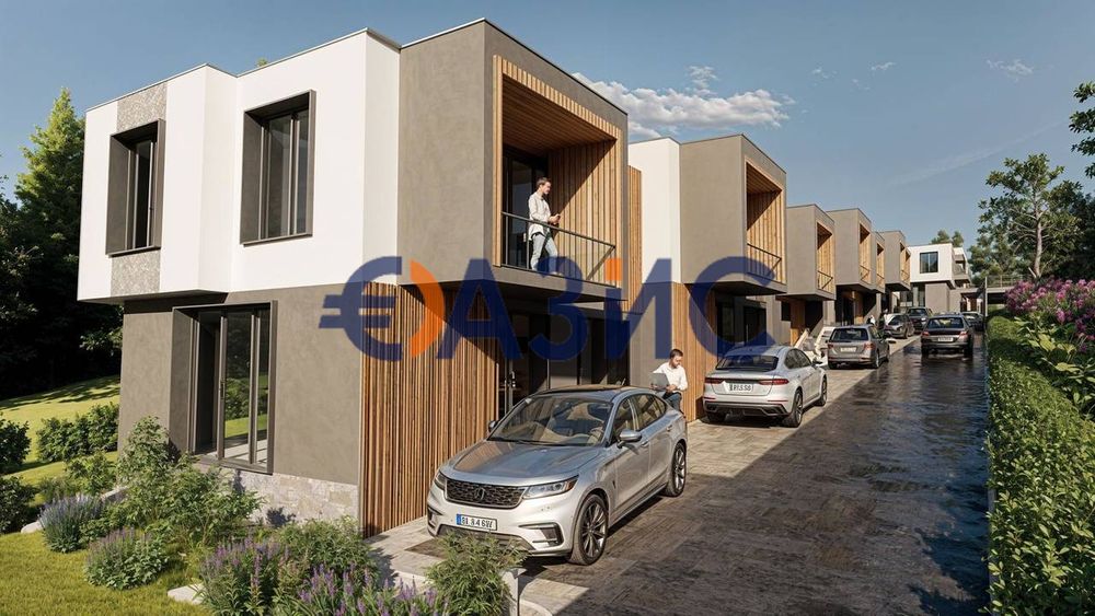 2-етажна градска къща с 2 спални-110,53 кв. м.+Паркомясто 12,5 кв. м.+40 кв. м. двор,Гранд Вилидж,Кошарица,България #34264638