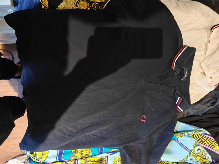 Fred Perry M3600 Twin Tipped поло тениска – черна, XL