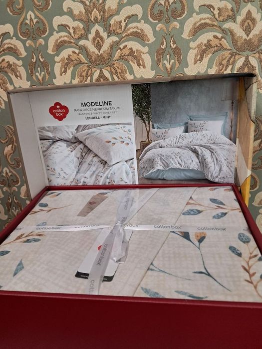 Комплект постельного белья Cotton Box Modeline Lendell Mint - Новый