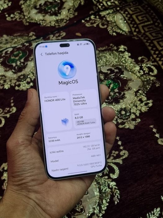 Honor 400 lite edial, srochni sotilishi kerak